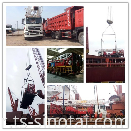 مبيعات ساخنة! API خدمة حفر حقول النفط 60T Freestanding WO rig